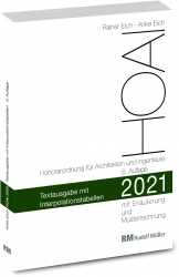 HOAI 2021 - Text, Kurzkommentar, Interpolations-Tabellen. 