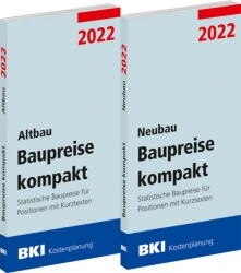 BKI Baupreise kompakt Altbau/Neubau 2022. Mit ABO-Service! 