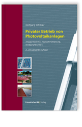 Privater Betrieb von Photovoltaikanlagen. 