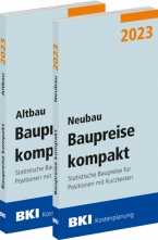 BKI Baupreise kompakt 2023 - Neubau + Altbau. Mit Abo-Service! 