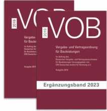 Paket VOB Gesamtausgabe 2019 + VOB Ergänzungsband 2023 